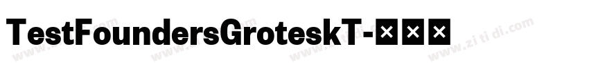 TestFoundersGroteskT字体转换