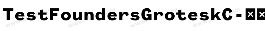 TestFoundersGroteskC字体转换