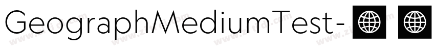 GeographMediumTest字体转换