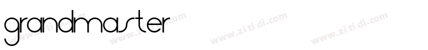 Grandmaster字体转换