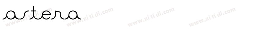 ASTERA字体转换