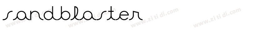 Sandblaster字体转换