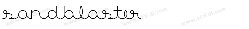 Sandblaster字体转换