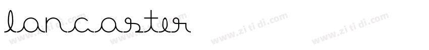 lancaster字体转换