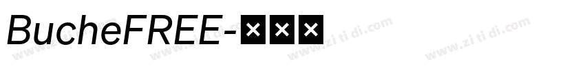 BucheFREE字体转换