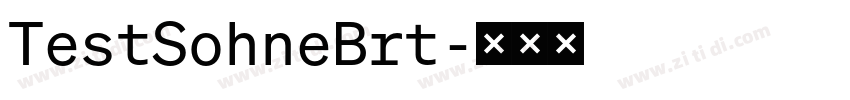 TestSohneBrt字体转换 TestSohneBrt字体转换