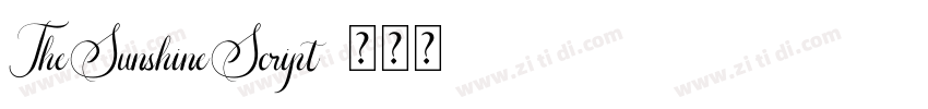 TheSunshineScript字体转换