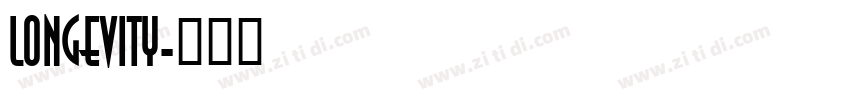 Longevity字体转换
