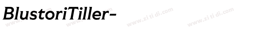 BlustoriTiller字体转换