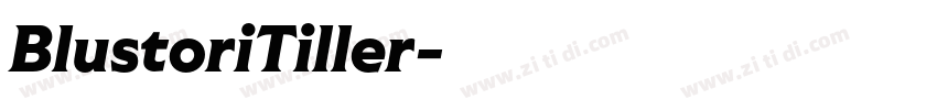 BlustoriTiller字体转换