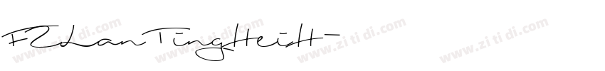 FZLanTingHeiH字体转换