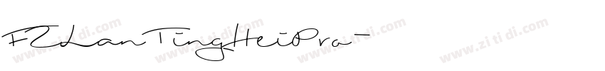 FZLanTingHeiPro字体转换