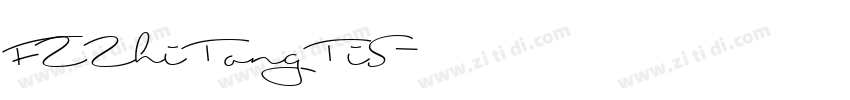 FZZhiTongTiS字体转换