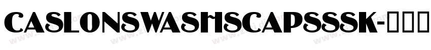 CaslonSwashSCapsSSK字体转换