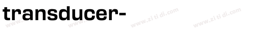 transducer字体转换