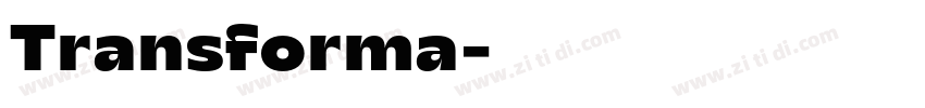 Transforma字体转换