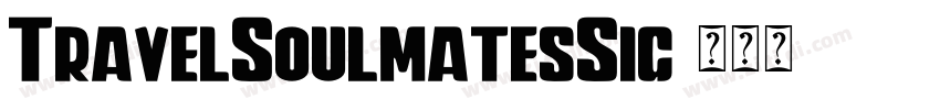 TravelSoulmatesSig字体转换