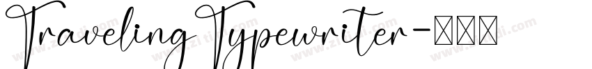 TravelingTypewriter字体转换