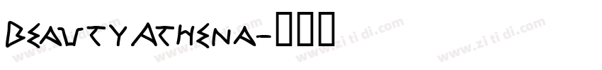 BeautyAthena字体转换