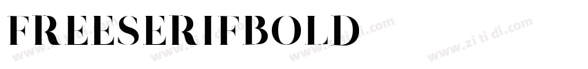 FreeSerifBold字体转换