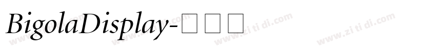 BigolaDisplay字体转换