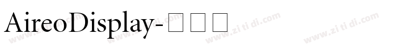 AireoDisplay字体转换