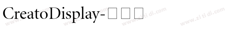 CreatoDisplay字体转换