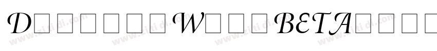 DisplayWideBETA字体转换