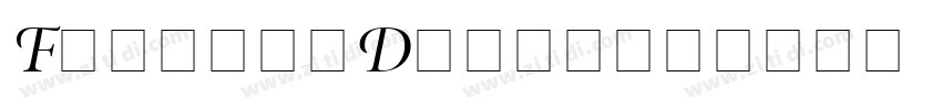 FiesoleDisplay字体转换