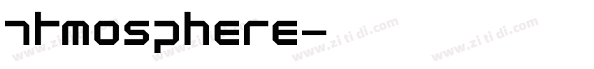 atmosphere字体转换