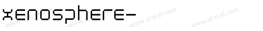 xenosphere字体转换