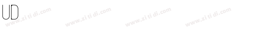 UD新丸ゴ字体转换