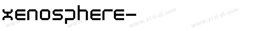 xenosphere字体转换