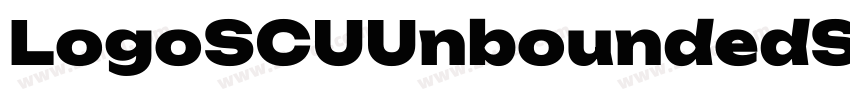 LogoSCUUnboundedSans字体转换