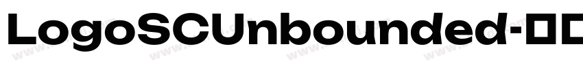 LogoSCUnbounded字体转换