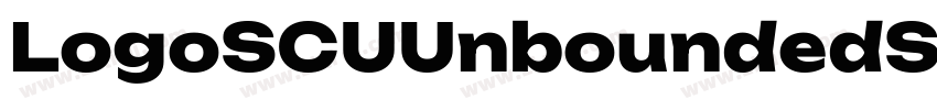 LogoSCUUnboundedSans字体转换