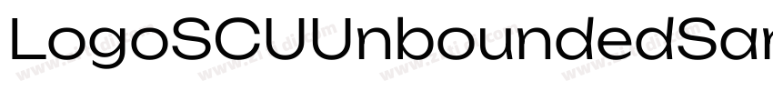 LogoSCUUnboundedSans字体转换