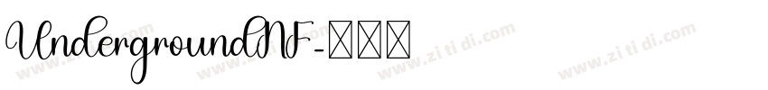 UndergroundNF字体转换