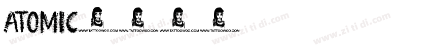 atomic字体转换