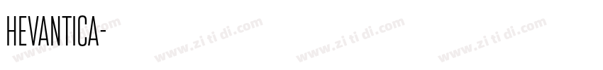 Hevantica字体转换