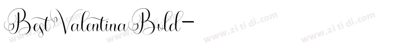 BestValentinaBold字体转换