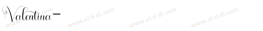 Valentina字体转换