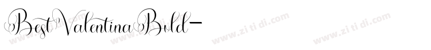 BestValentinaBold字体转换