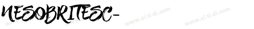 NesobriteSc字体转换