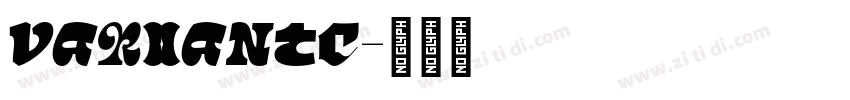 VariantC字体转换