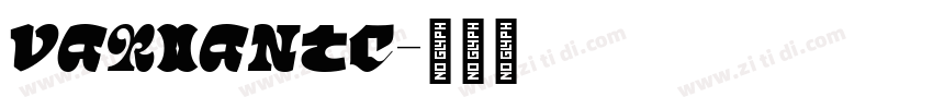 VariantC字体转换