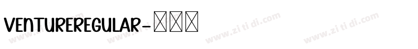 VentureRegular字体转换