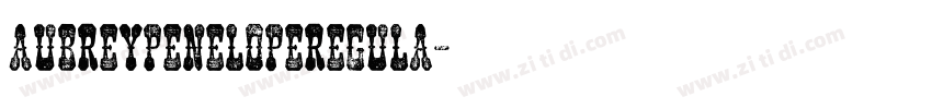 AubreyPenelopeRegula字体转换