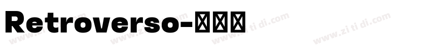 Retroverso字体转换