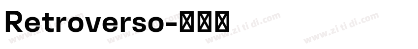 Retroverso字体转换